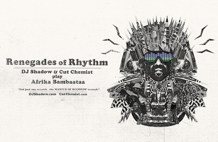 DJ Shadow Cut Chemist Renegades of Rhythm Tour
